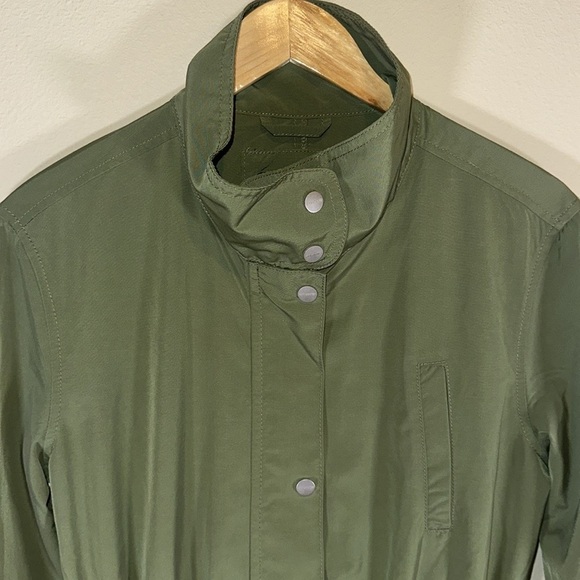Sanctuary Anthropologie Scout Green Anorak Utility Trench Jacket Women Medium - Picture 5 of 12